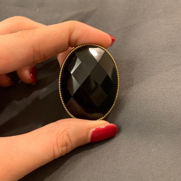 Statement ring - black - Picture 2 of 3